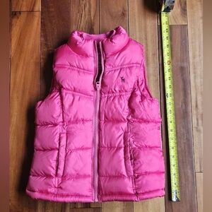 Old Navy Kids Pink Puffer Vest